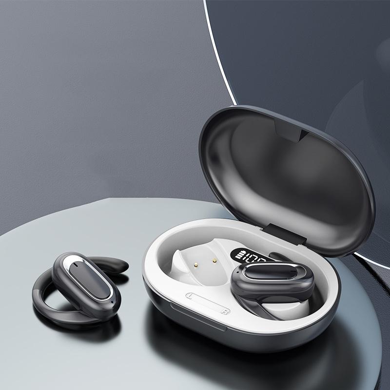 Adjustable Wireless Bluetooth Earphones with Noise Reduction - T35 Ows - White