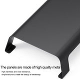 White Monitor Riser Bracket - Space-saving - Top-Down View