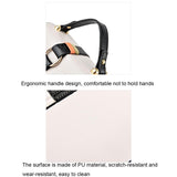 Versatile Small Square Handbag For Women - Black - Rear View