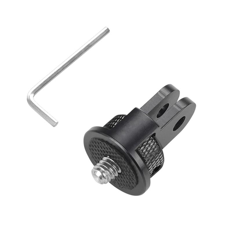 Universal 1 / 4 Inch Screw Action Camera Adapter - Adjustable - Green Black