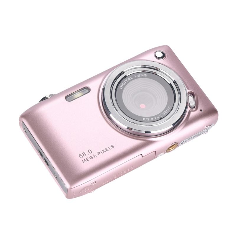 Portable 16X Zoom Hd Digital Camera With 2.88 Ips Screen - White