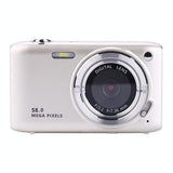 Portable 16X Zoom Hd Digital Camera With 2.88 Ips Screen - White
