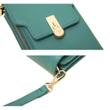 Green Multi Compartment Shoulder Bag Large Capacity - Extra Image