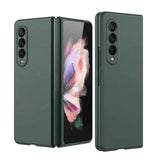 For Samsung Galaxy Z Fold4 5G Foldable Metal-Look Phone Case - Silver - Extra Image