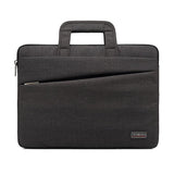 Waterproof Casual Laptop Bag For Business - 14 Inch Dark Gray - Front View