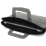Waterproof Casual Laptop Bag For Business - 14 Inch Dark Gray - Top-Down View