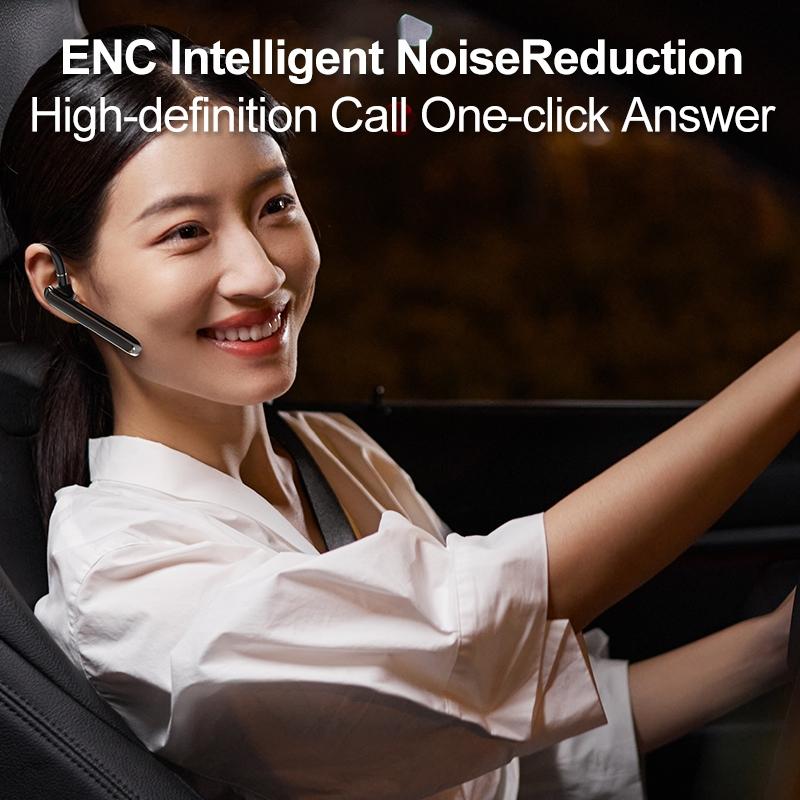 Wireless Bluetooth Earphone with Noise Reduction - 880 Ear Mounted - Blue