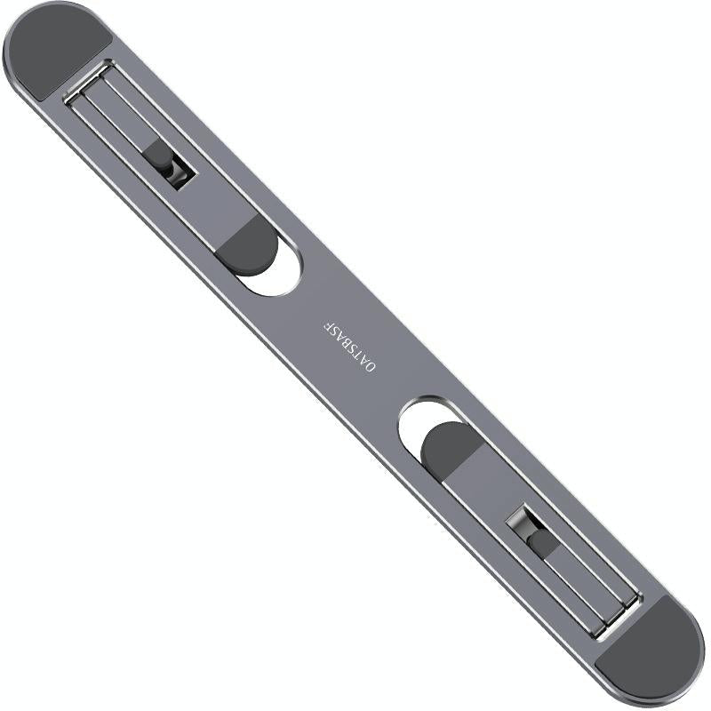 Foldable Laptop Stand with Fan and Heater - Portable and Adjustable - Gray