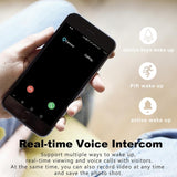 Wireless Smart Doorbell With Two-Way Intercom & Night Vision - Battery Powered - White - Extra Image