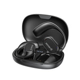 Wireless Bluetooth Earphone - Wk Va15 Air Conduction - Ear Hanging - White - Low Angle