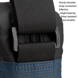 Waterproof Nylon Shoulder Bag For Men Outdoor Sports Leisure Gear - Black