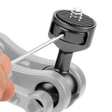 Universal 2.5cm Ball Head Clip for Action and Underwater Cameras - Black - Rear View