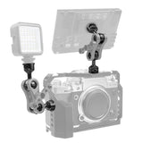 Universal 2.5cm Ball Head Clip for Action and Underwater Cameras - Black - Close-Up Angle