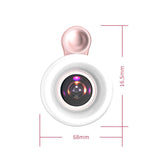 Selfie Light Macro Lens for Mobile Beauty Makeup - Black - Side View