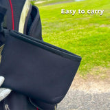 Black Portable Golf Ball Cleaning Bag - Waterproof & Removable - Extra Image
