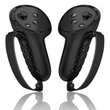 Non-slip Silicone Cover for Meta Quest 3 Vr Controllers - White - Top-Down View