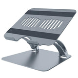 Adjustable Laptop Stand - Aluminum Alloy Desktop Riser - Grey - Extra Image