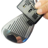 3-piece Portable Golf Groove Cleaning Brush - Blue - Low Angle