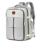 Large Capacity Travel Shoulder Bag For Students - Gray