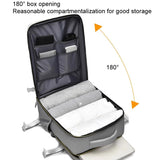 Large Capacity Travel Shoulder Bag For Students - Gray