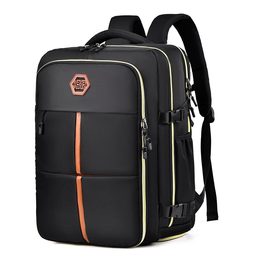 Large Capacity Travel Shoulder Bag For Students - Gray