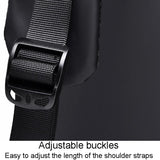 Versatile Crossbody Chest Bag For Casual Or Sports Use - Gray