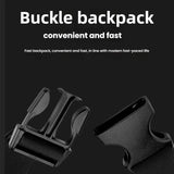 Men Cycling Chest Bag Casual Messenger Pack - Grey - Rear View