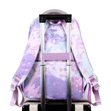 Backpack Set with Lunch Bag & Pencil Case for Kids - Purple - 45-Degree Angle
