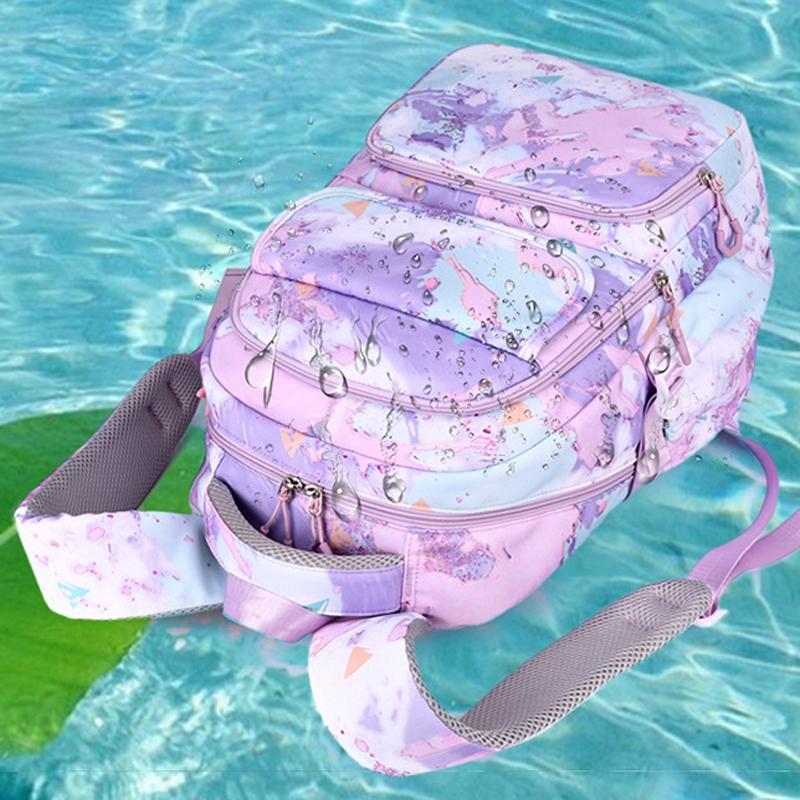 Backpack Set with Lunch Bag & Pencil Case for Kids - Purple
