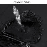 Compact Shoulder Sling USB Crossbody Chest Bag For Men - Grey - Rear View