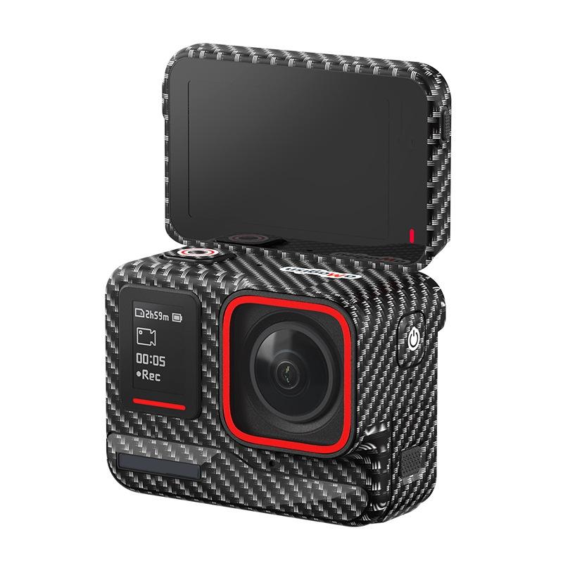 Sports Camera Accessories for Insta360 Ace Pro - Amagisn Body Sticker - Carbon Fiber