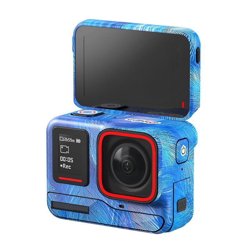 Sports Camera Accessories for Insta360 Ace Pro - Amagisn Body Sticker - Carbon Fiber