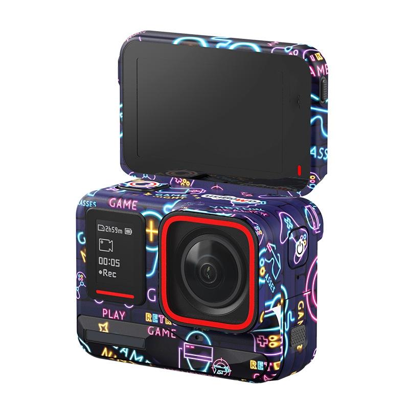 Sports Camera Accessories for Insta360 Ace Pro - Amagisn Body Sticker - Carbon Fiber