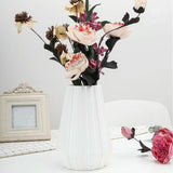2-piece Plastic Vase for Creative Flower Arrangements - Milk White - Extra Image