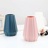 2-piece Plastic Vase for Creative Flower Arrangements - Milk White - Extra Image