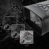 3 Ips Screen Digital Night Vision Binoculars with 3 Display - Green - Rear View