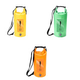 5L Waterproof Drifting Stream Bag Foldable Storage Bucket - Green - Side View