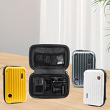 Small Organizer Bag for Sports Camera Accessories - Yellow - Side View