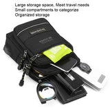 USB Chest Outdoor Shoulder Messenger Bag For Men With Charging Port - Grey - Extra Image