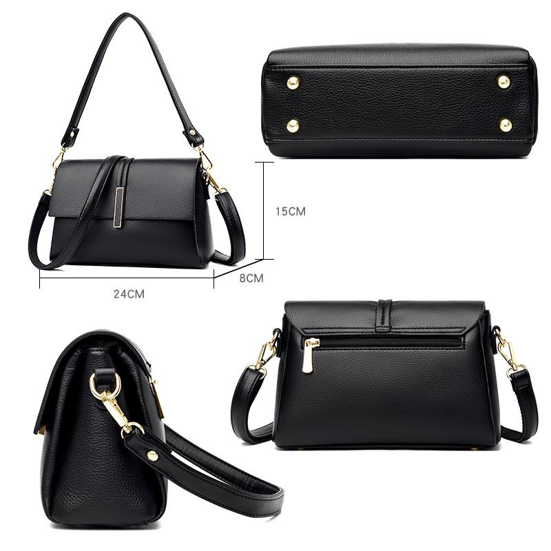 Spacious Women Shoulder Bag For Commuting - Red Wine