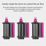 Anti-flying Wind Nozzle for Dyson Airwrap - no Code - Red - 45-Degree Angle
