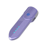 Business Style Bluetooth 5.0 Earphone with Fingerprint Touch - Silver - Front View