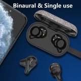Waterproof T8 Wireless Bluetooth Earbuds with Led Display - Cloth - Extra Image