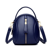 Multi Compartment Shoulder Bag For Women - Blue - Extra Image