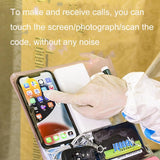 Waterproof Shoulder Messenger Bag For Sundries Phone Compatible - Pink - Close-Up Angle