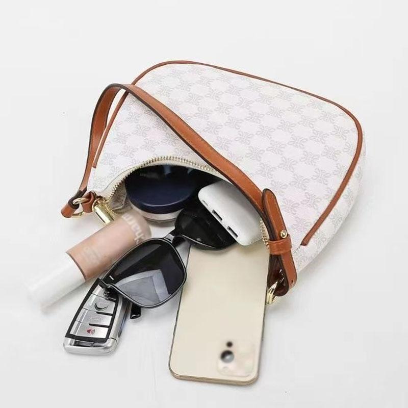 Versatile Pu Leather Tote Bag For Women - Coffee