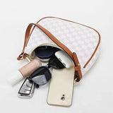 Versatile Pu Leather Tote Bag For Women - Coffee - 45-Degree Angle