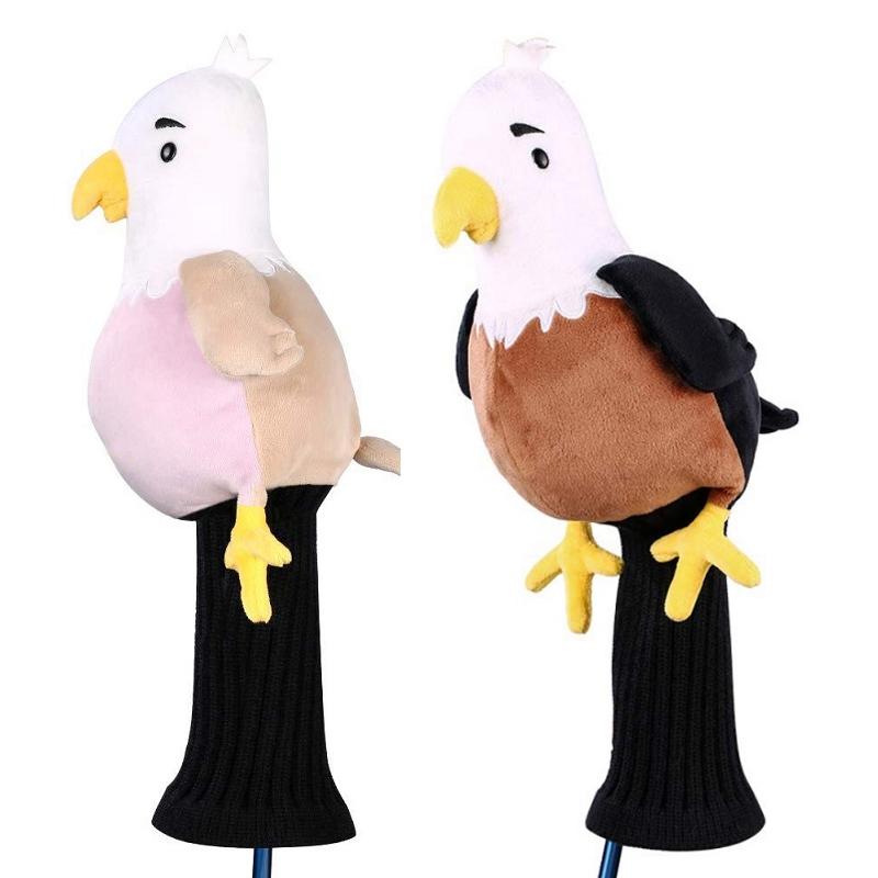 Adorable Plush Golf Club Cover for Animals - Pink