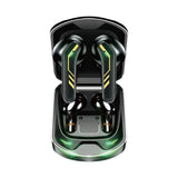 Wireless Gaming Earphones - Va07 Bluetooth - Black - Rear View