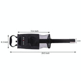 Detachable Golf Ball Picker - Standing - Black - Top-Down View